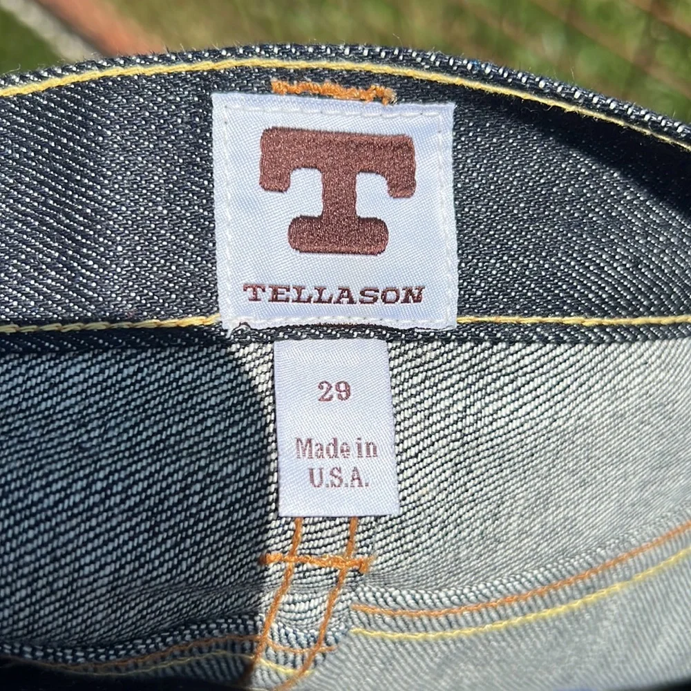 TELLASON John Graham Mellor 14.75 oz Kaihara Mills proprietary denim - Picture 5 of 6